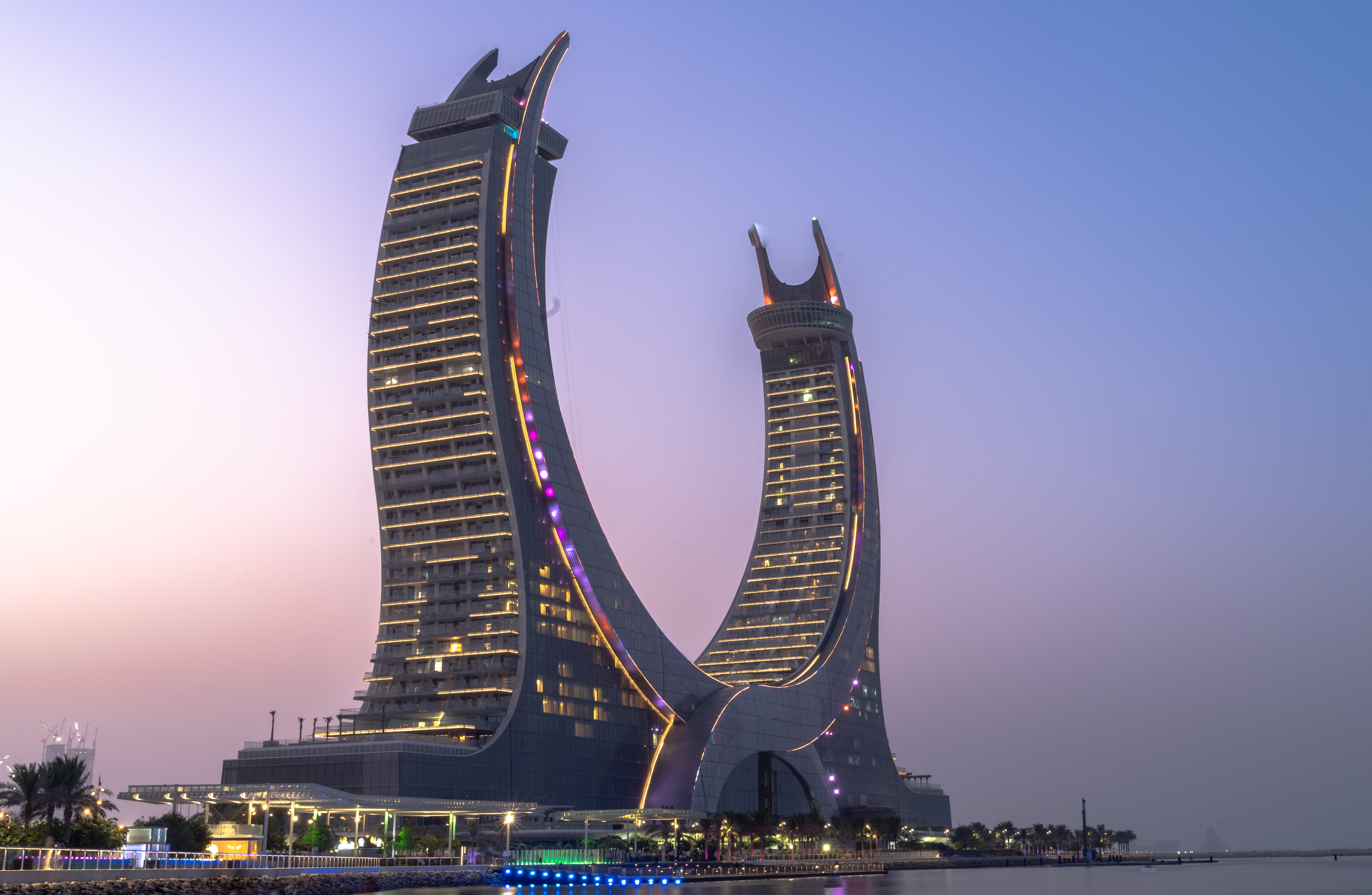 Katara Towers (Fairmont & Raffles Hotel)